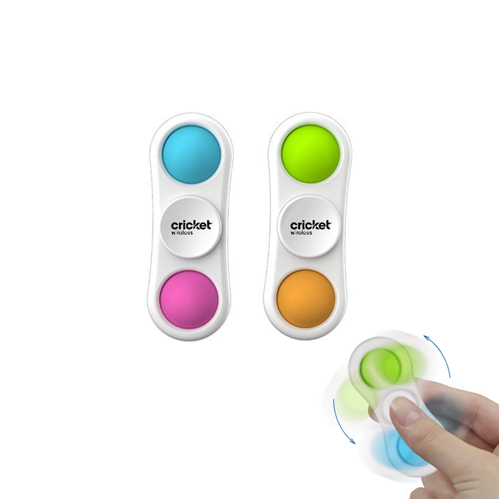 Two Fingers Bubble Fidget Spinner Toys 2
