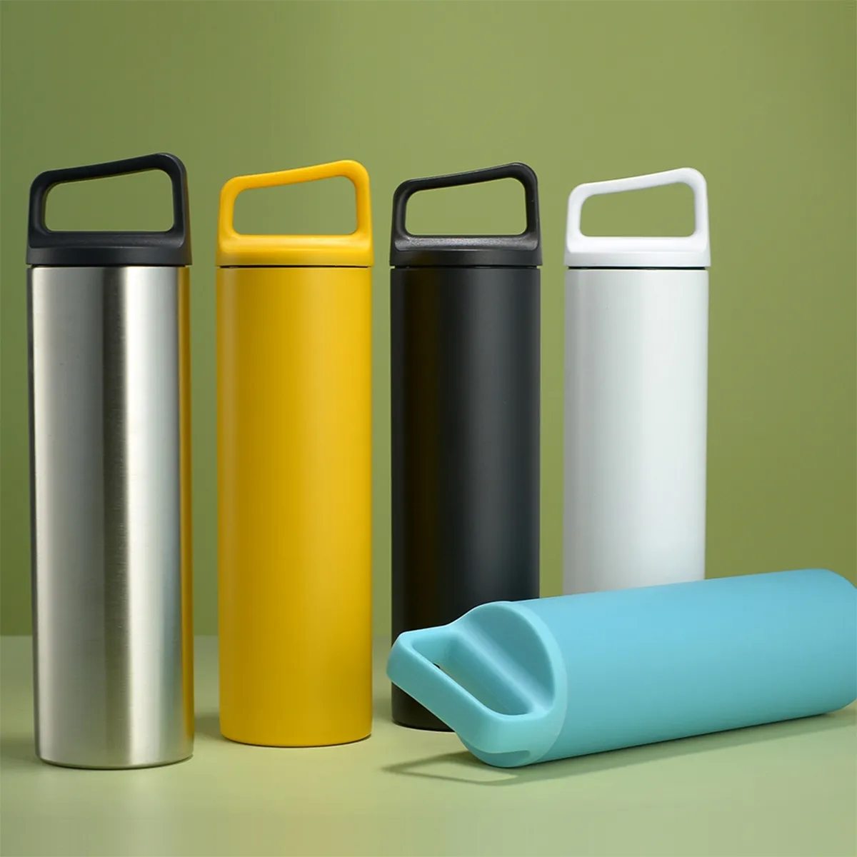 17OZ.Stainless Steel Portable Thermos Cup Sports Kettle 4