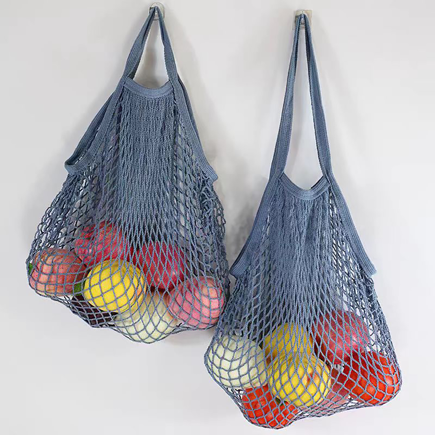 Reusable Mesh Washable Cotton Rope Shopping Bag 5