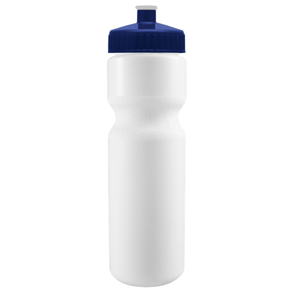 Cyclo-Cross 28oz Bike Bottle - White w/Push-Pull Lid 60