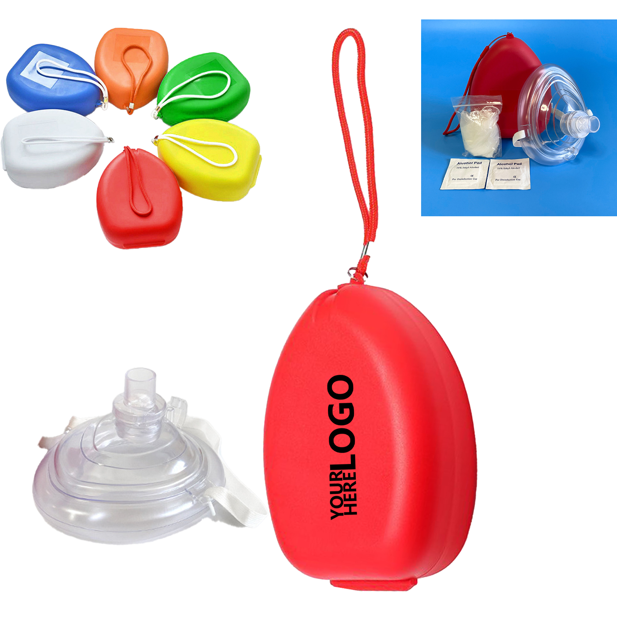 PP Material Rescue Breathing Mask 2