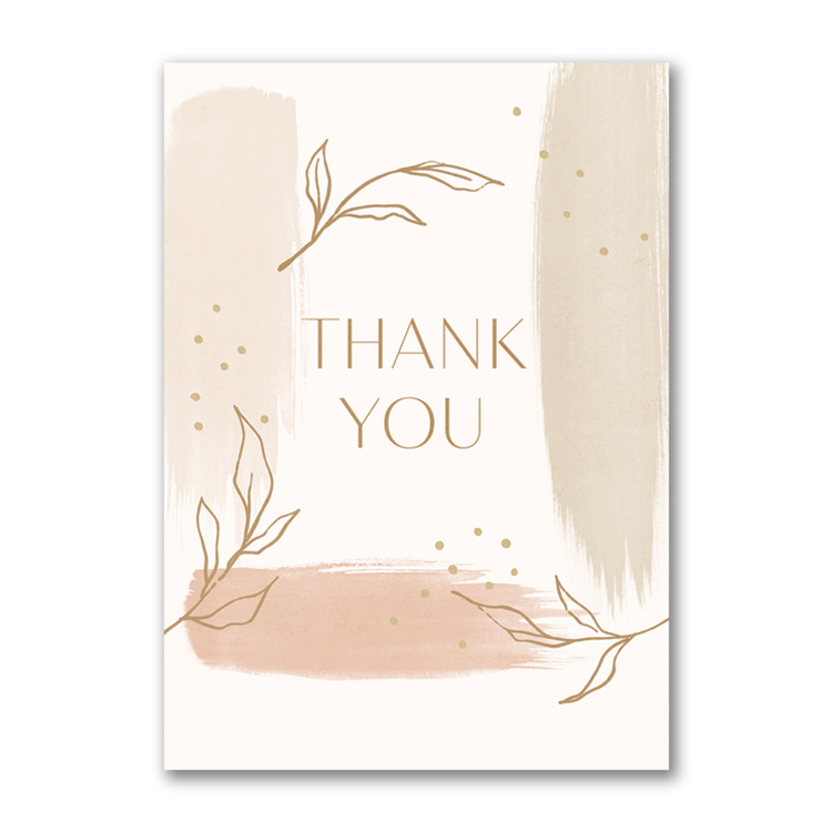 Neutral Thank You Card 2