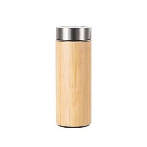 400ml Double Wall Insulation Stainless Steel Food Mug With Spoon 1
