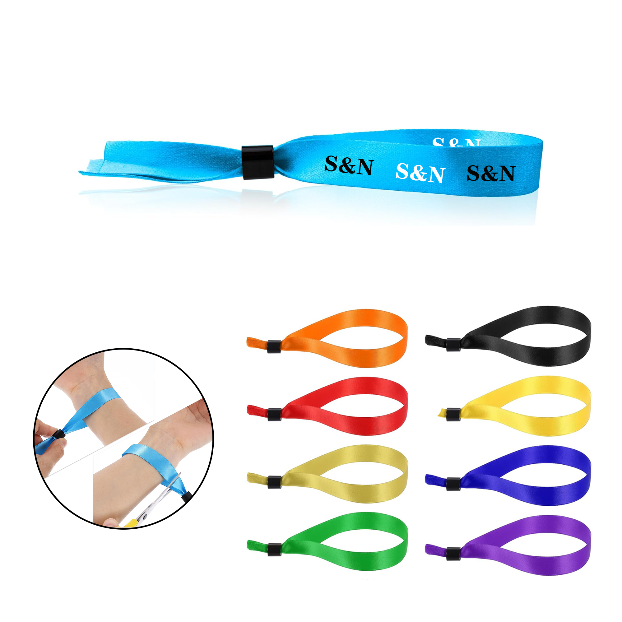 Disposable Polyester Buckle Wrist Strap 2