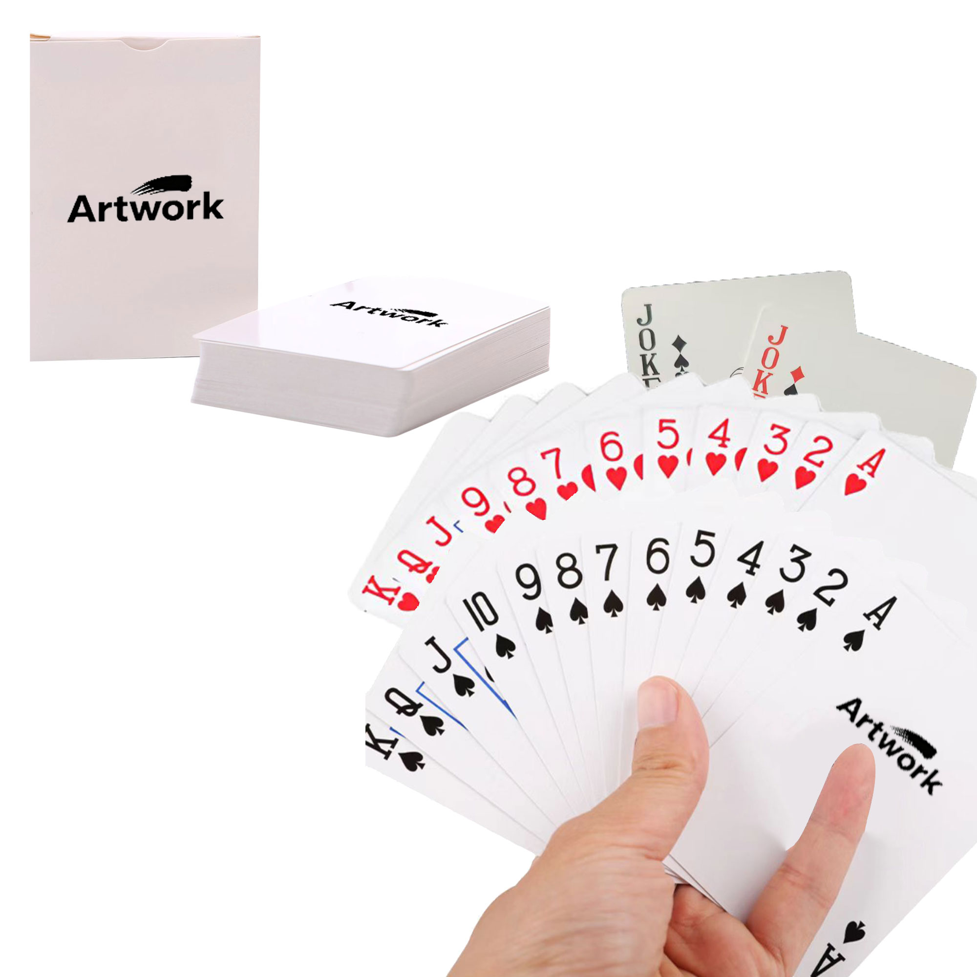 320GSM Full Color Double Sided Customized Playing Cards 2