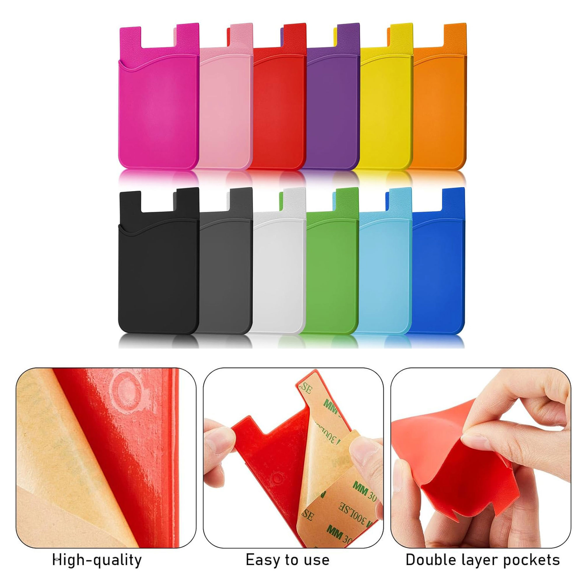 Soft Silicone Phone Wallet 2