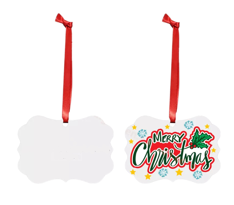 Frame Aluminum Double-Sided Christmas Ornament 3