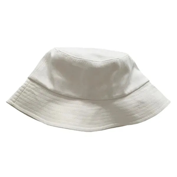 Wide-Brim Cotton Bucket Hat 4