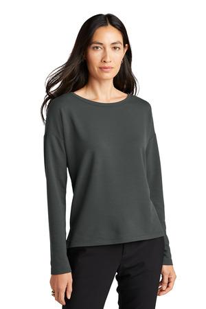Mercer+Mettle Women's Stretch Drop Shoulder Pullover MM3013 15