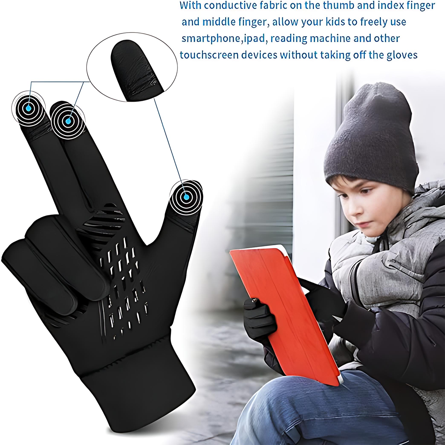 Waterproof Anti-Slip Touchscreen Cycling Gloves 4