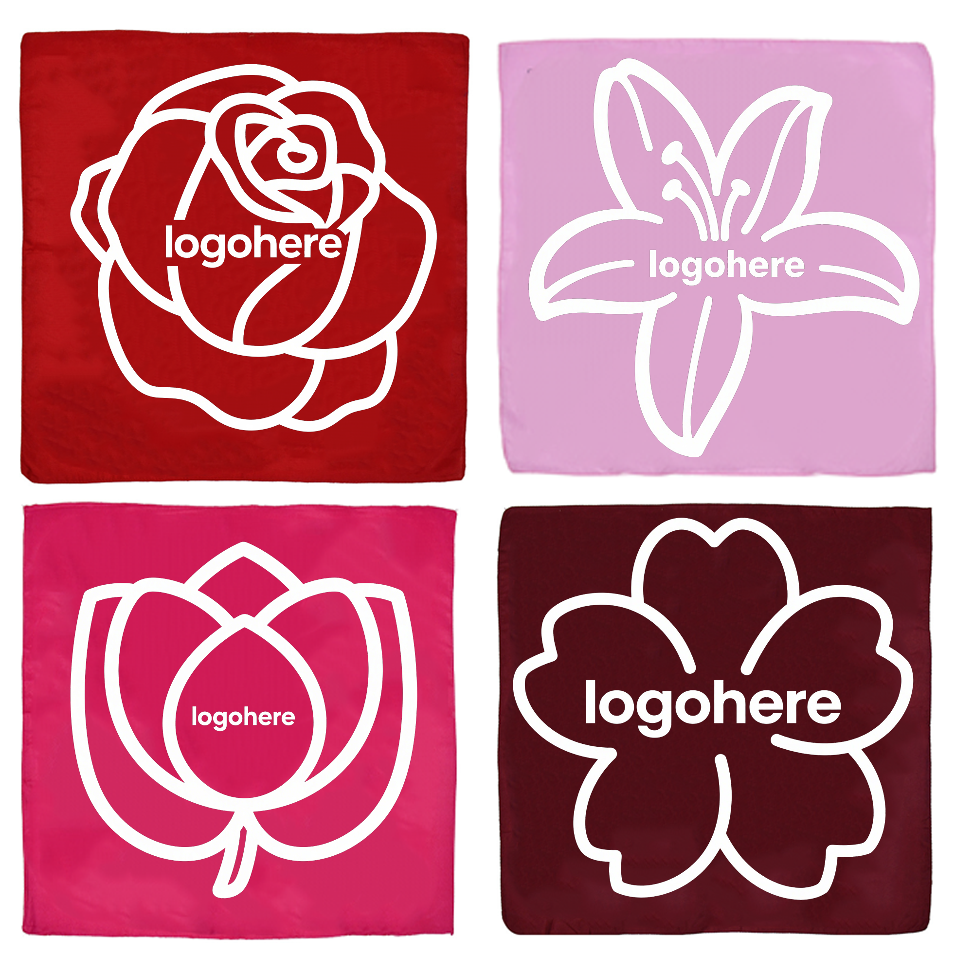 MOQ 100 pcs Breathable Polyester Bandana Scarf 7