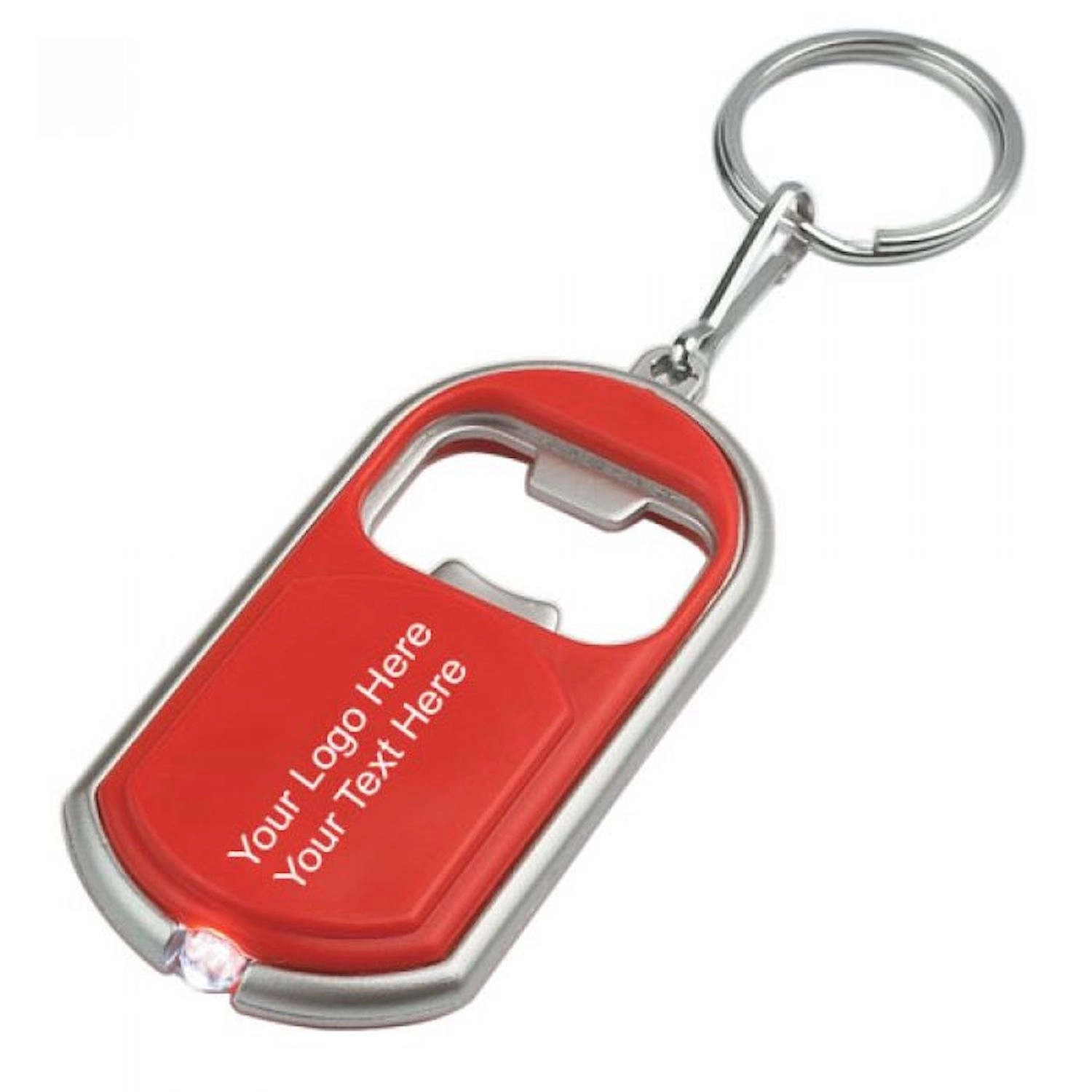 Personalized Bottle Opener Keychain With Led Flashlights 5