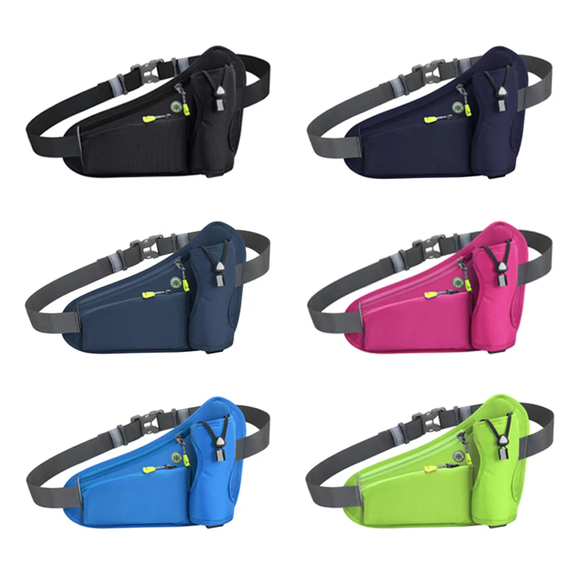Breathable Lightweight Waist Bags With Water Bottle Holder 6