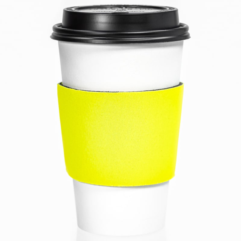 Fluorescent Neon Foam Collapsible Coffee Wraps 12