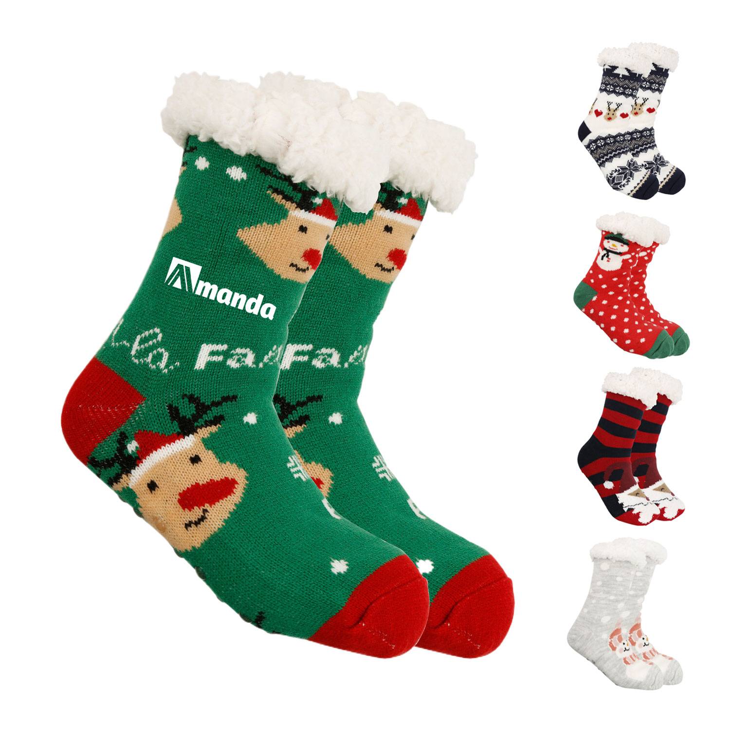 Winter Non Slip Thick Fuzzy Socks 9