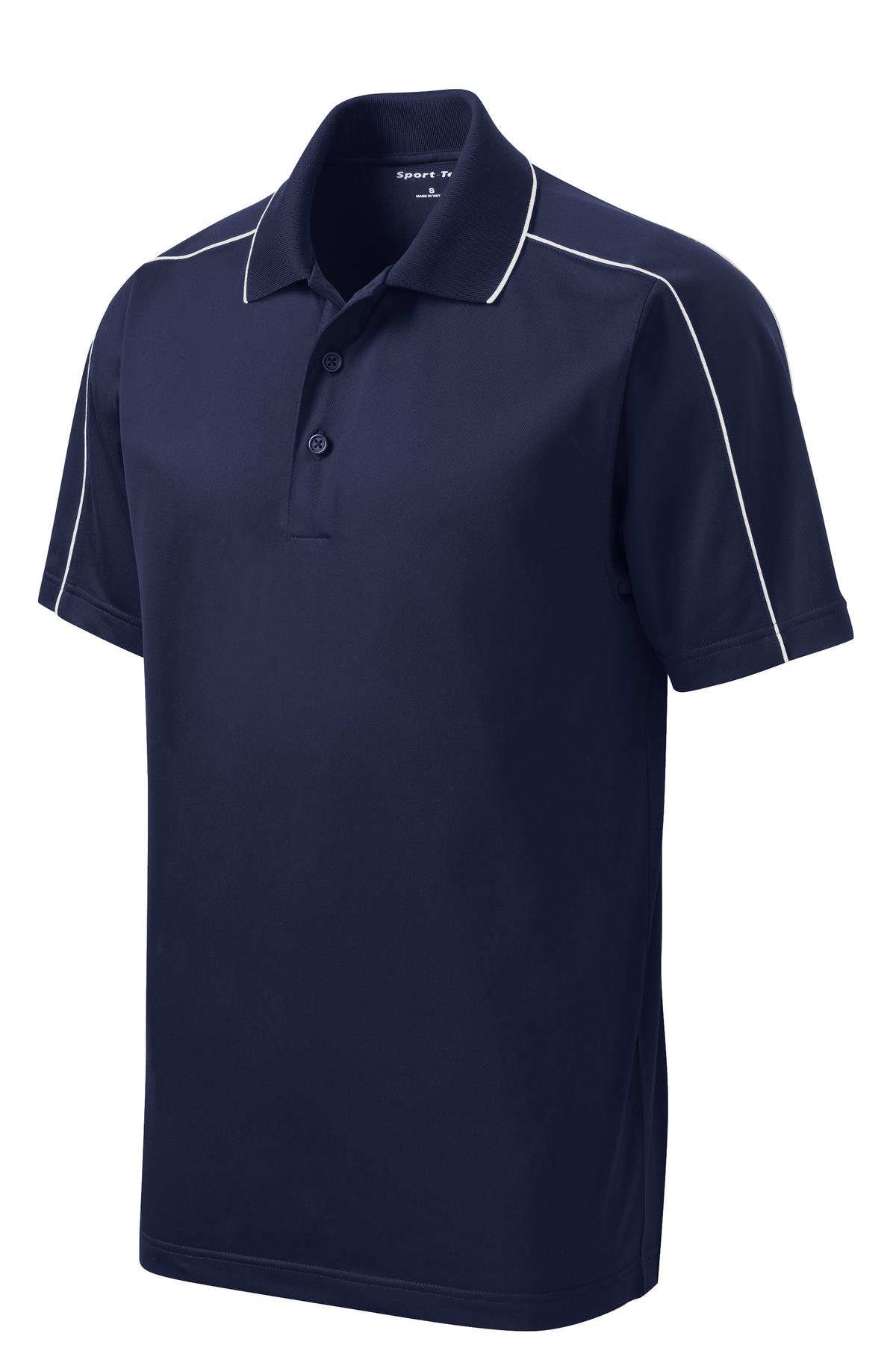 Sport-Tek Micropique Sport-Wick Piped Polo. ST653 38