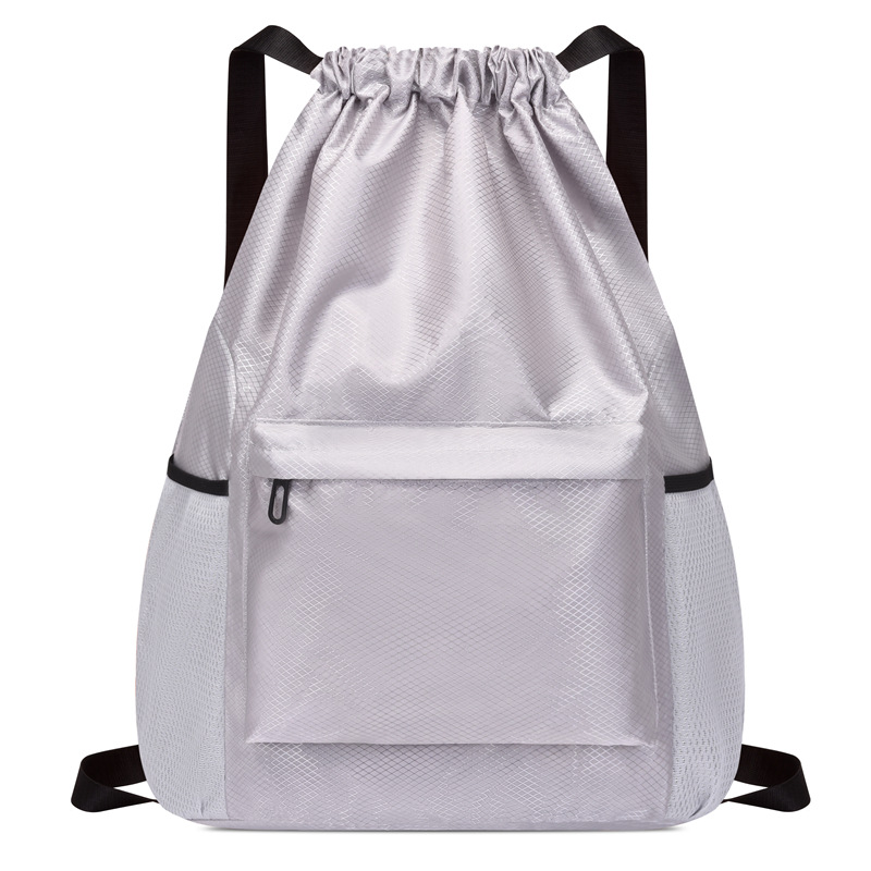 Waterproof Large Sports Drawstring Backpack w/Adjustable Shoulder Strap 12