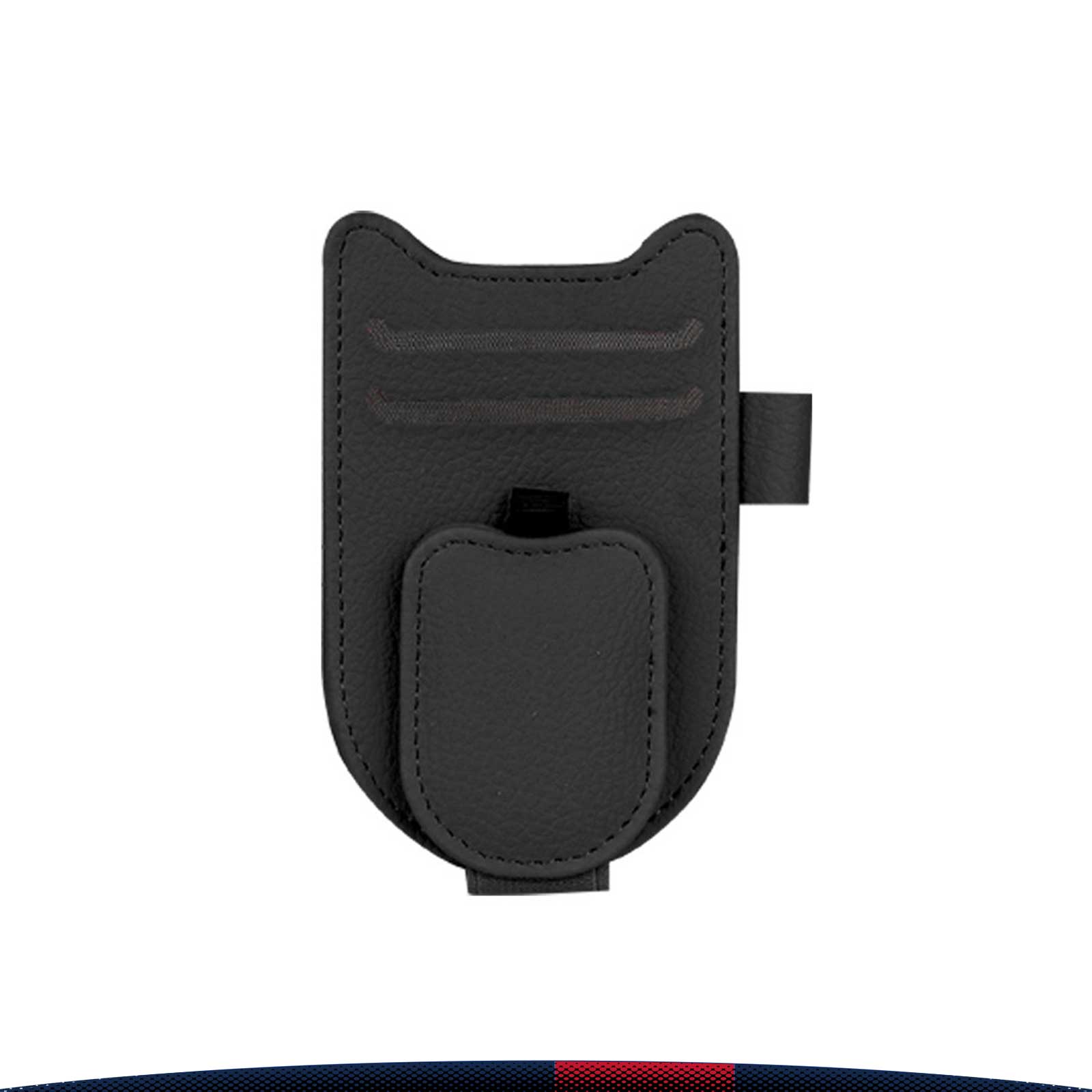 Tomi PU Leather Car Eyeglasses Clip 6