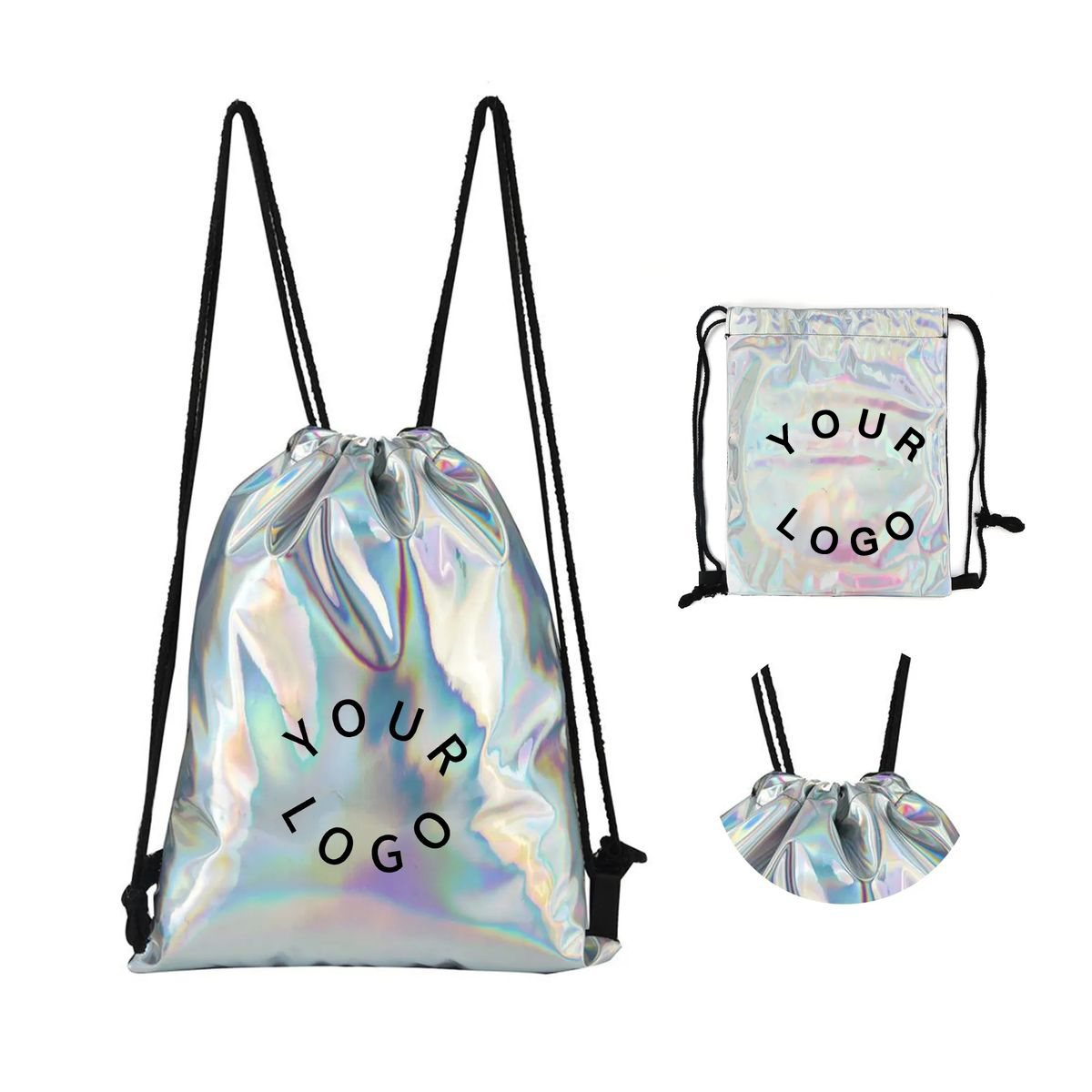PU Drawstring Backpack with Adjustable Secure Closure 2