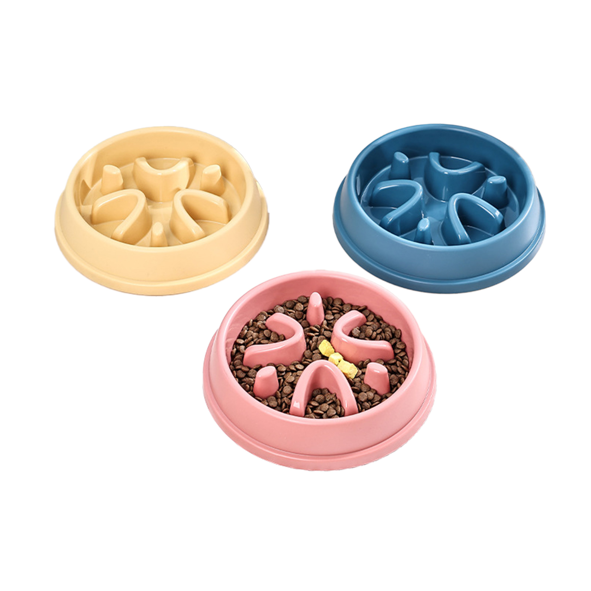 MOQ100 Dog Slow - Feeding Bowl 6