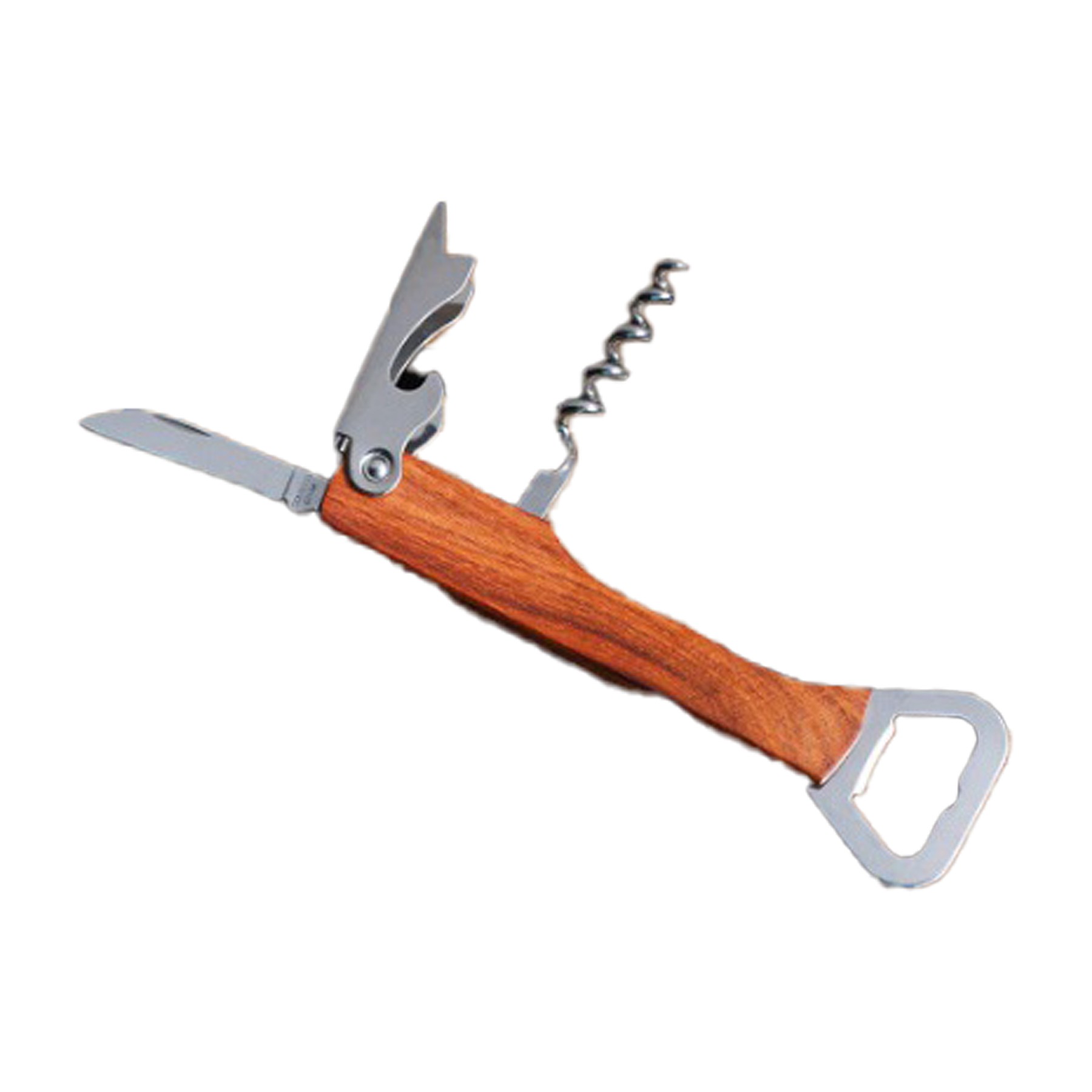 Personalized Carved Wooden 3-in-1 Bottle Opener 2