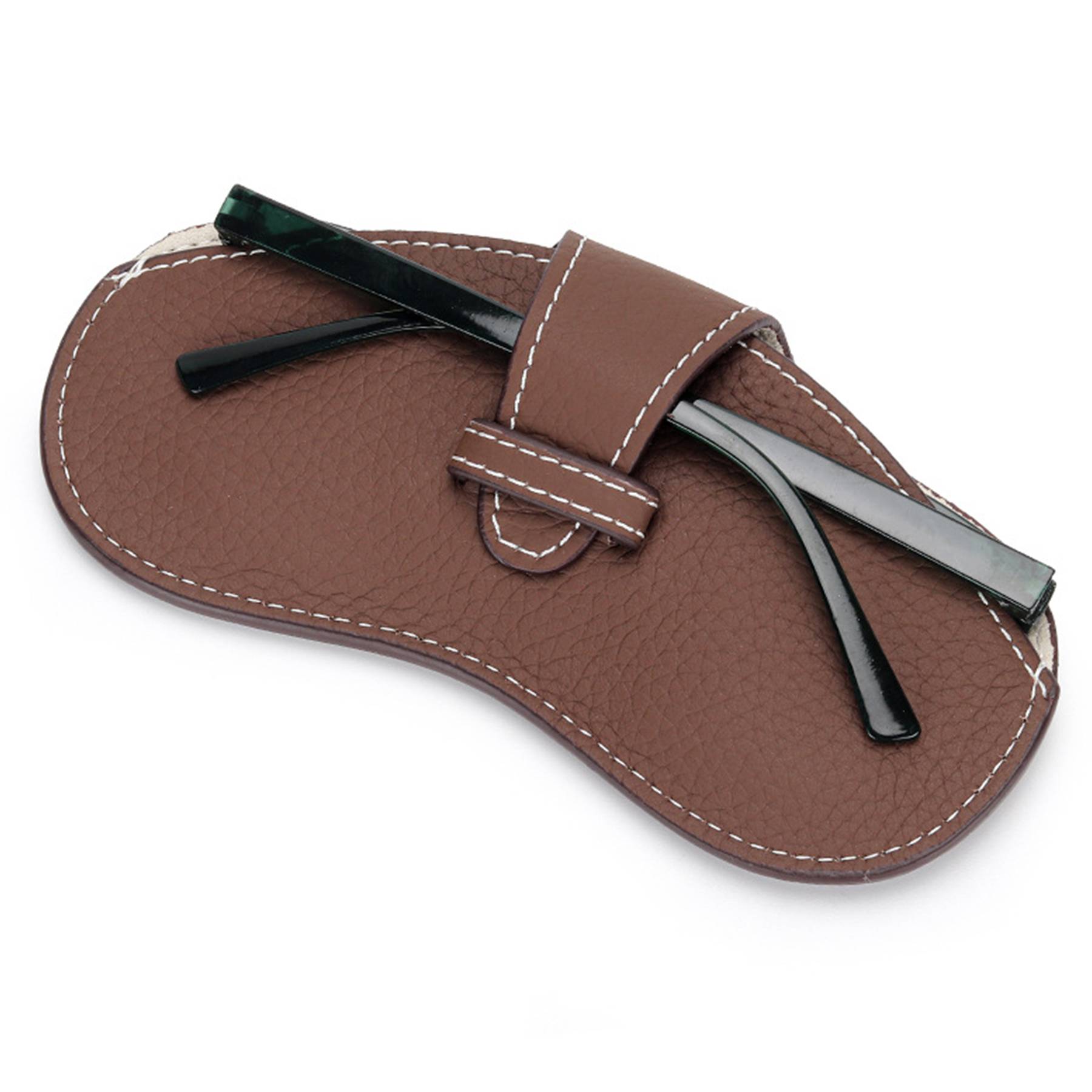 Genuine Leather sunglasses storage bag 8