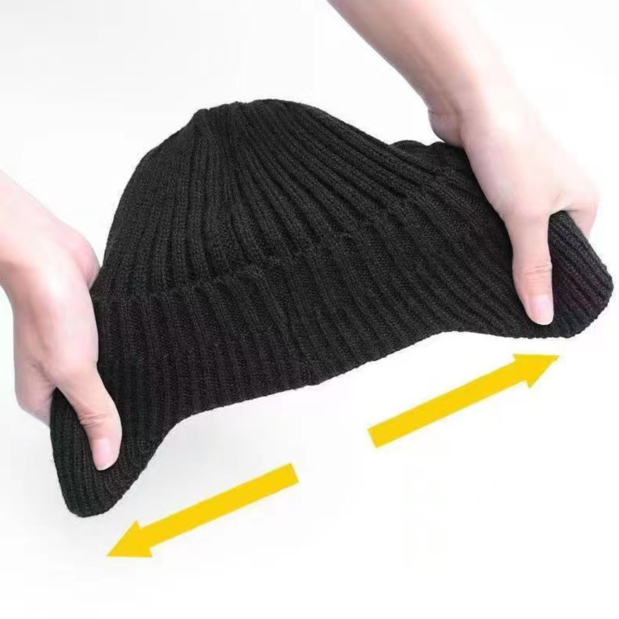 Winter Fleece-Lined Windproof Knitted Beanie 1