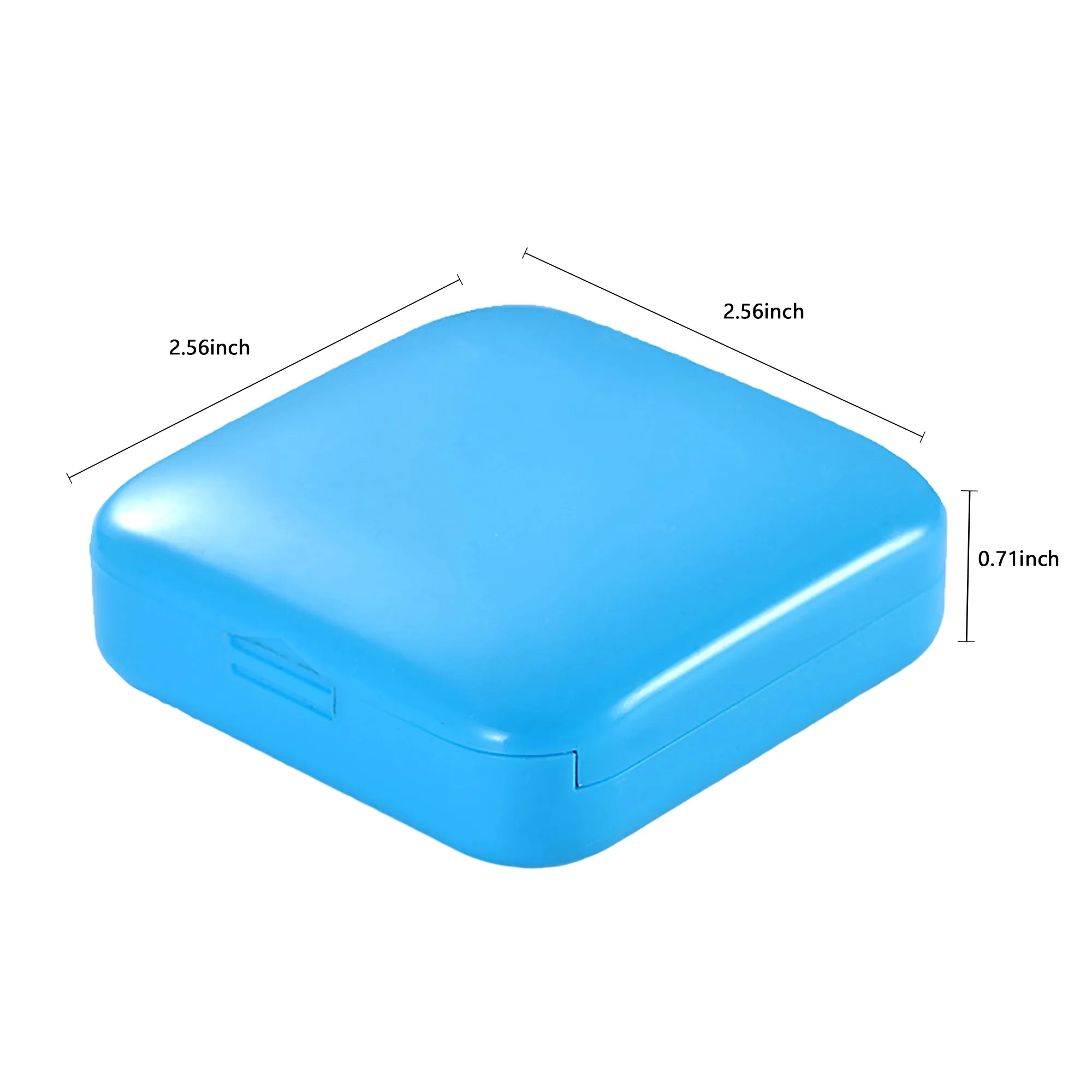 Slide-Open Square Creative Portable Pill Box 5