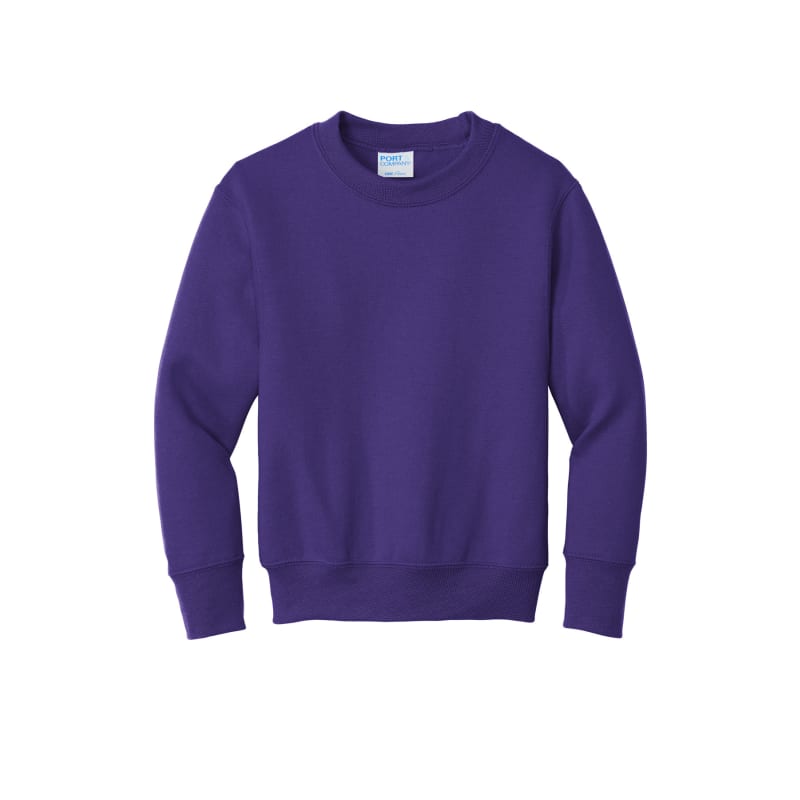 Port & Company Youth Core Fleece Crewneck Sweatshirt. 29