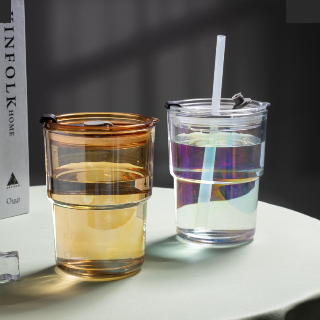 Straw Cup With Lid 5