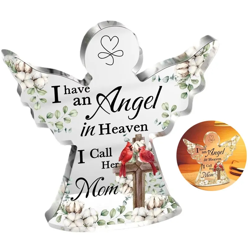 Acrylic Angel Figurine Christening Gifts 5