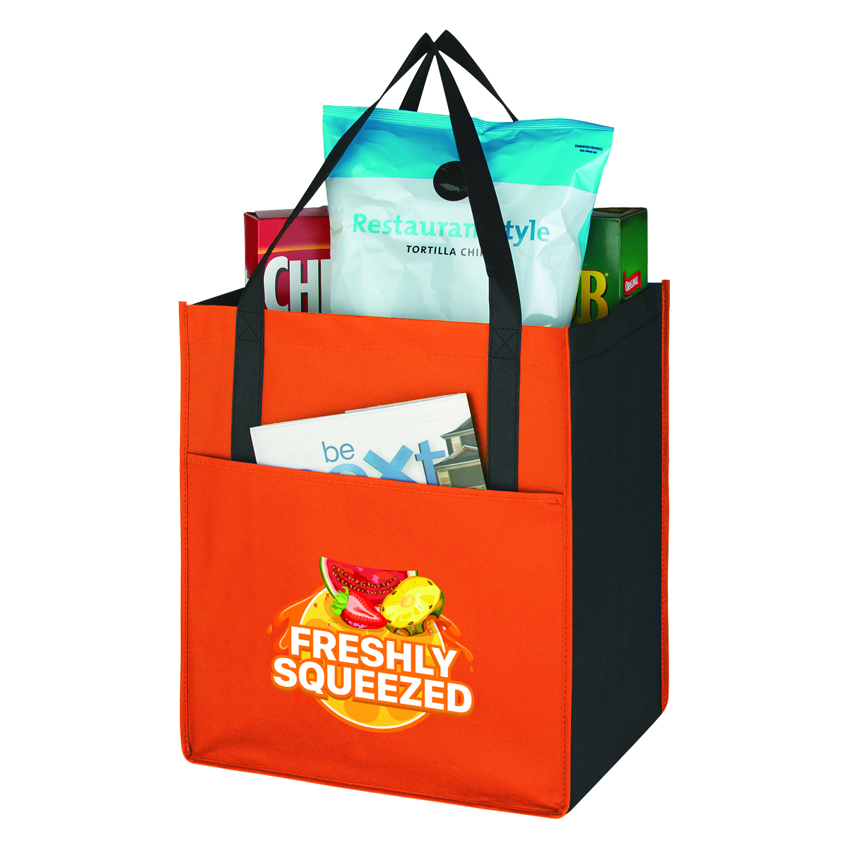 Non-Woven Shopper's Pocket Tote Bag 6