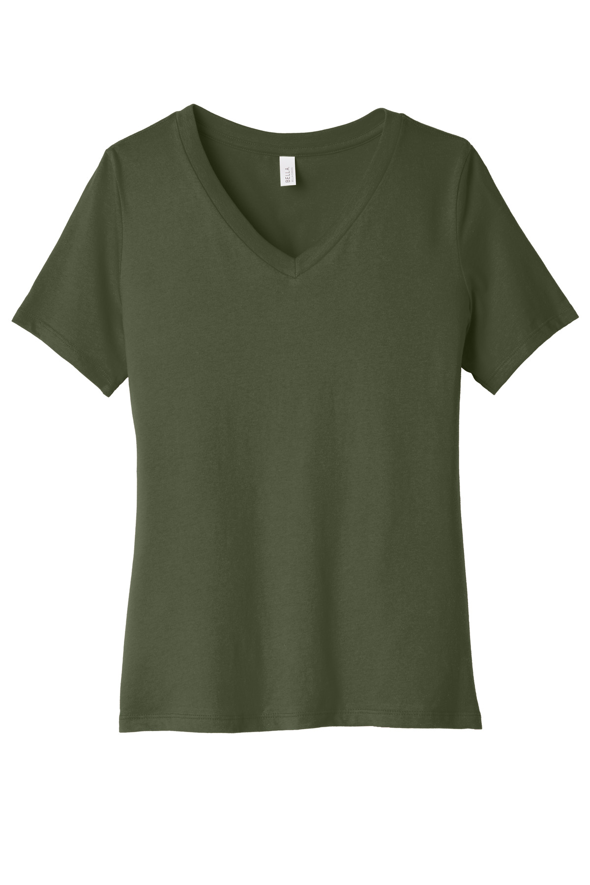 BELLA+CANVAS Women's Relaxed Jersey Short Sleeve V-Neck Tee. BC6405 10