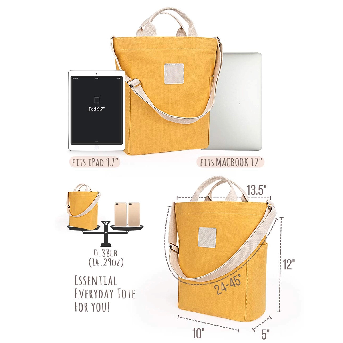 Women Canvas Tote Handbags 7