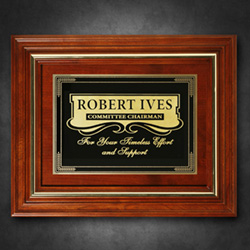 Americana Plaque with Wood Insert 2