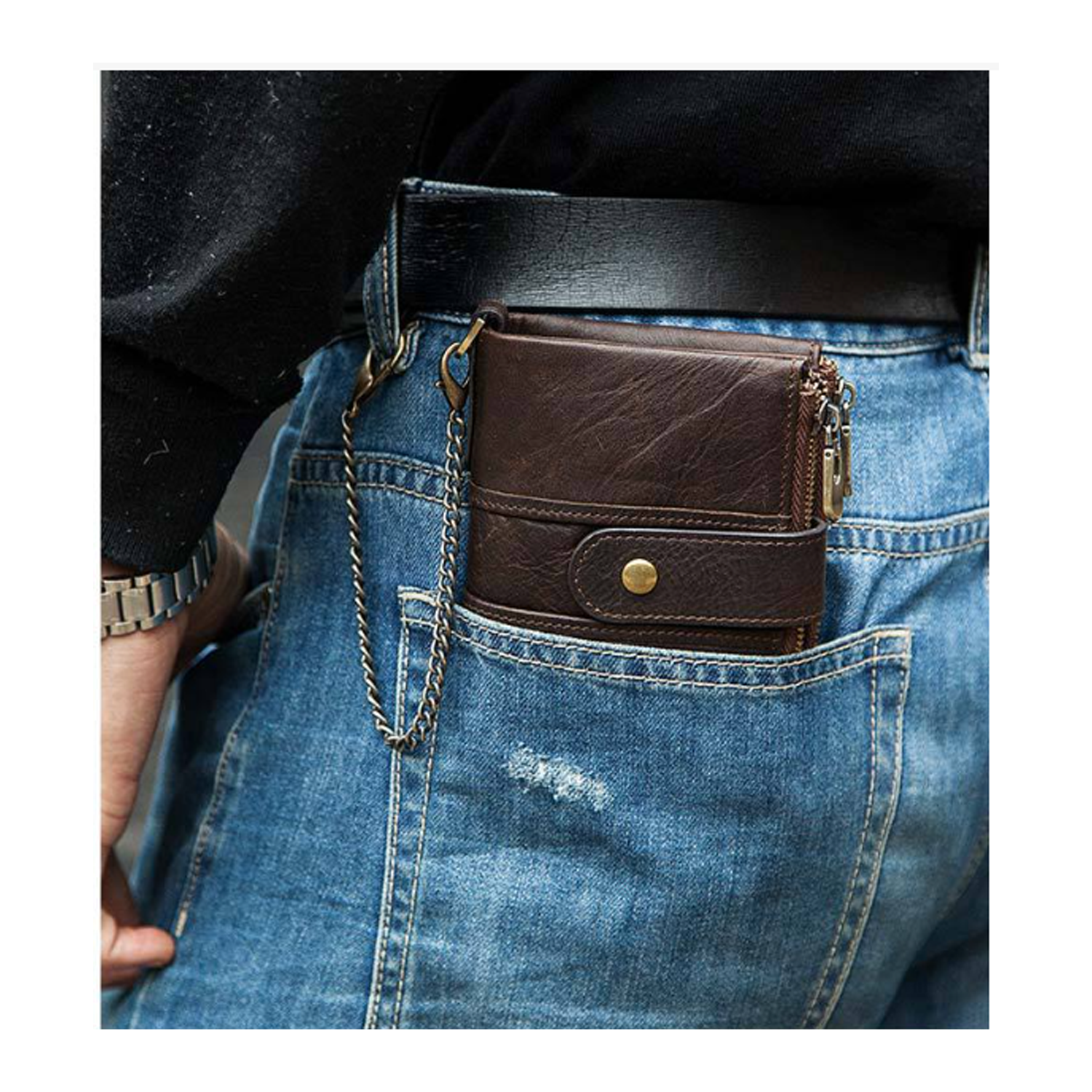 Multifunction Retro Genuine Leather Wallet 3
