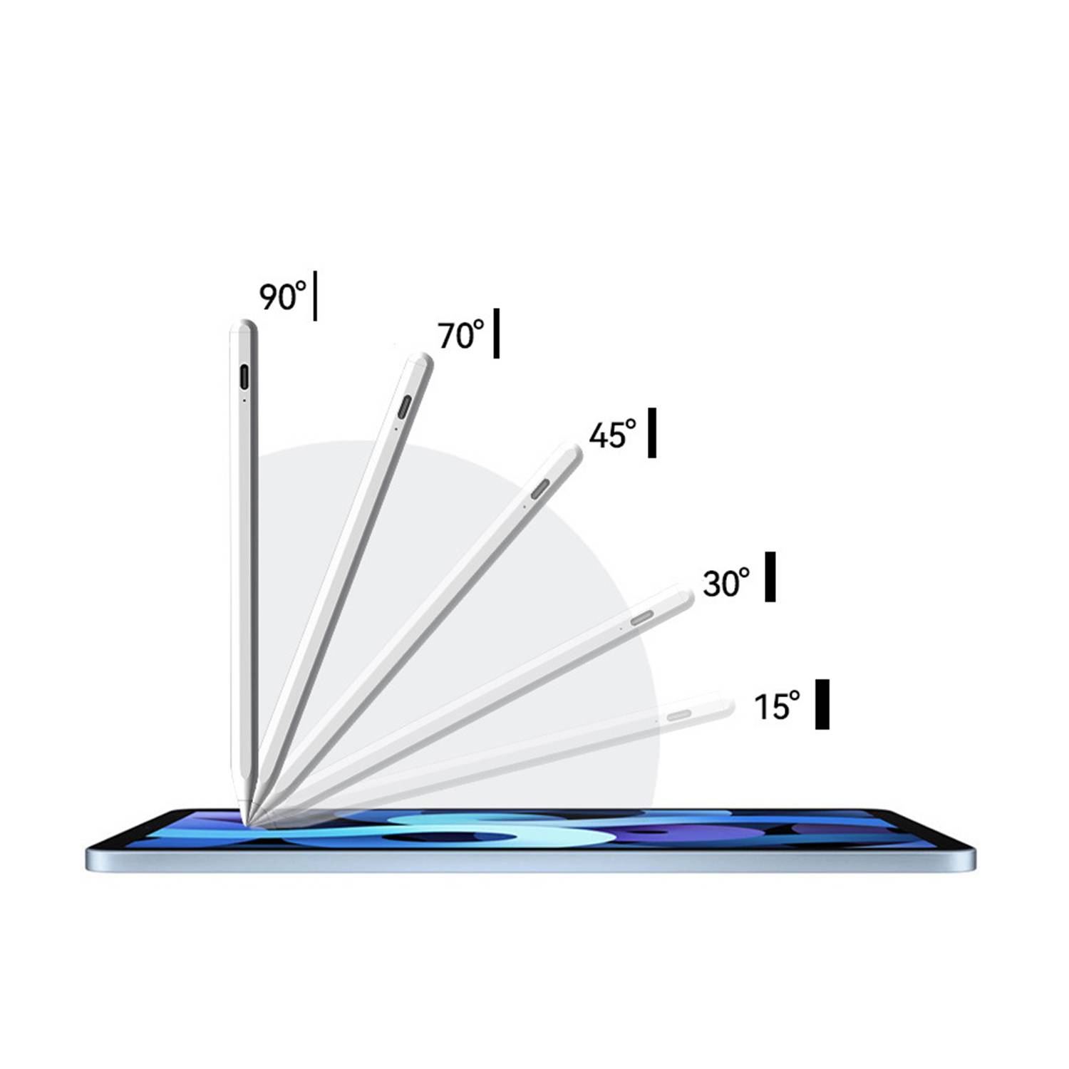 Stylus Pen for iPad Apple Pencil W/Palm Rejection&Tilt 5