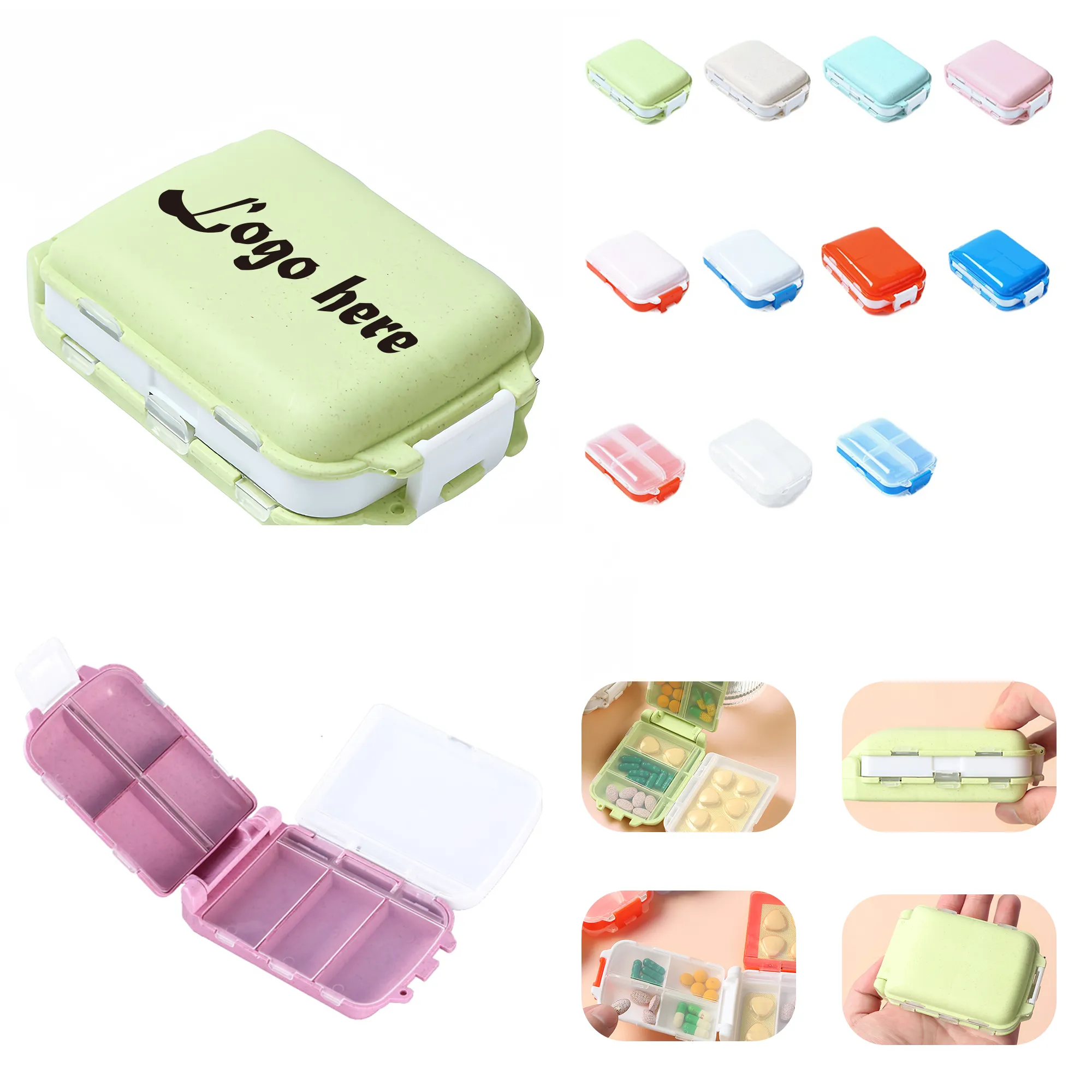 Triple Folding Pill Box