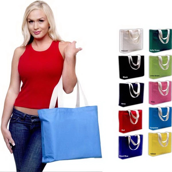 Jumbo Gusset Tote, custom tote bag with logo imprint 2