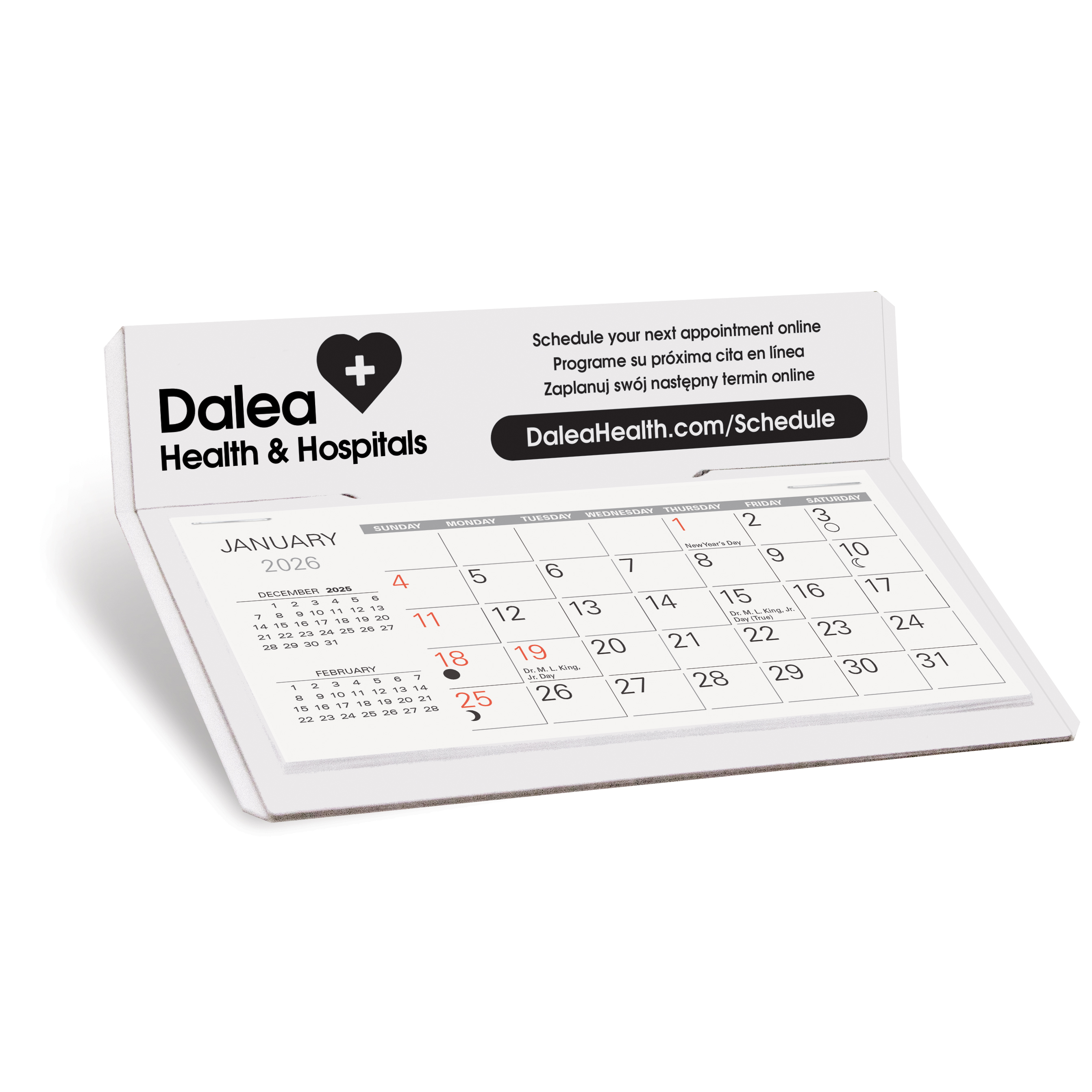 Mailer Desk Calendar 2