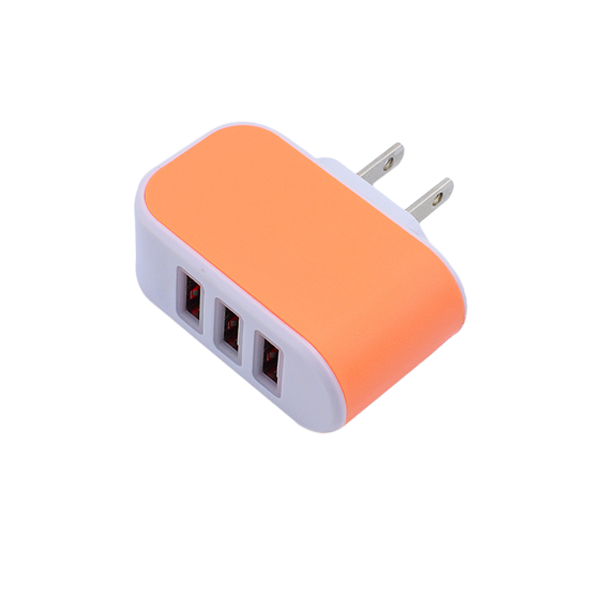 ABS 3-Port USB Wall charger With Led 1