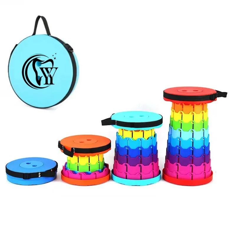 Retractable Folding Rainbow Stool 2