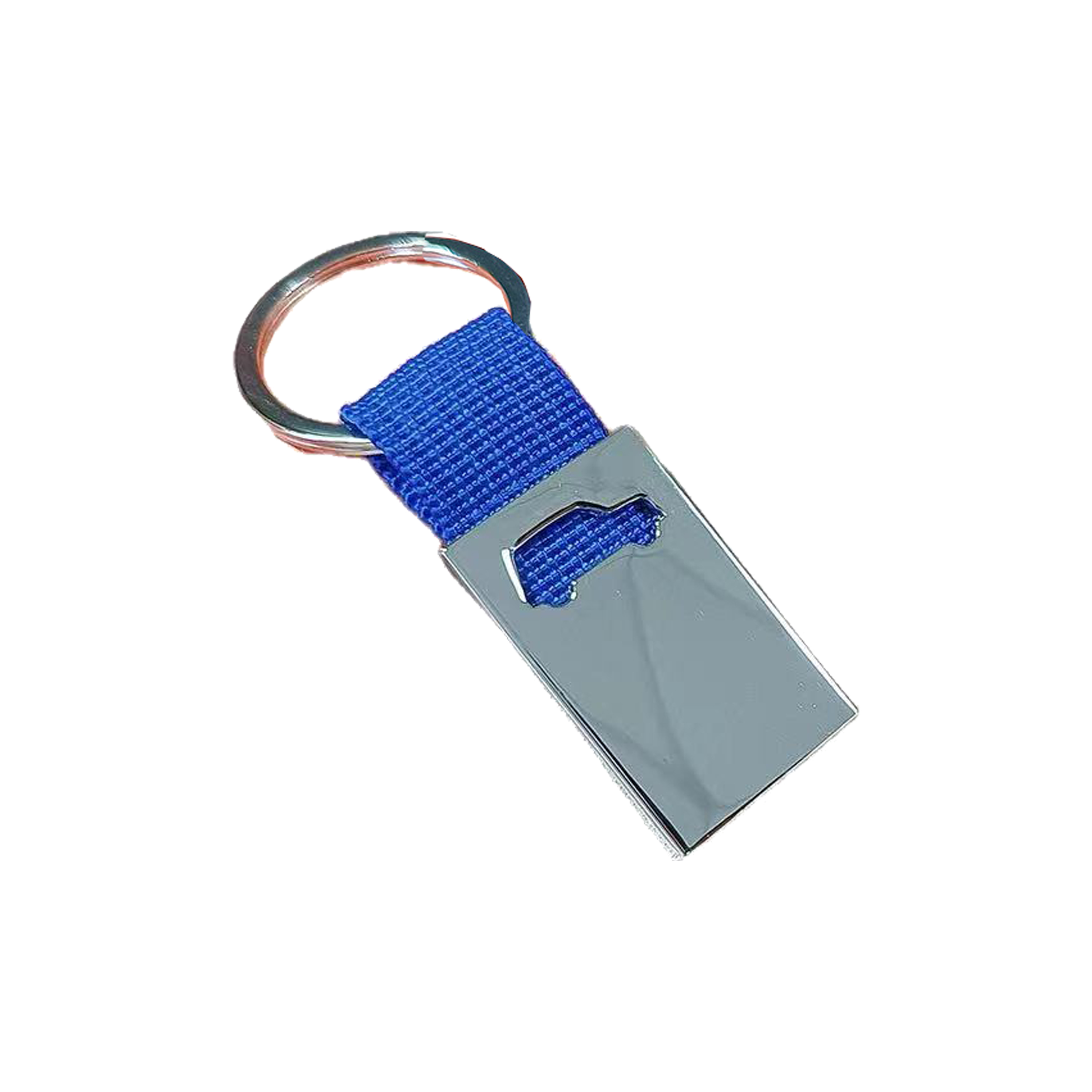 Ribbon Metal Car Keychain 2