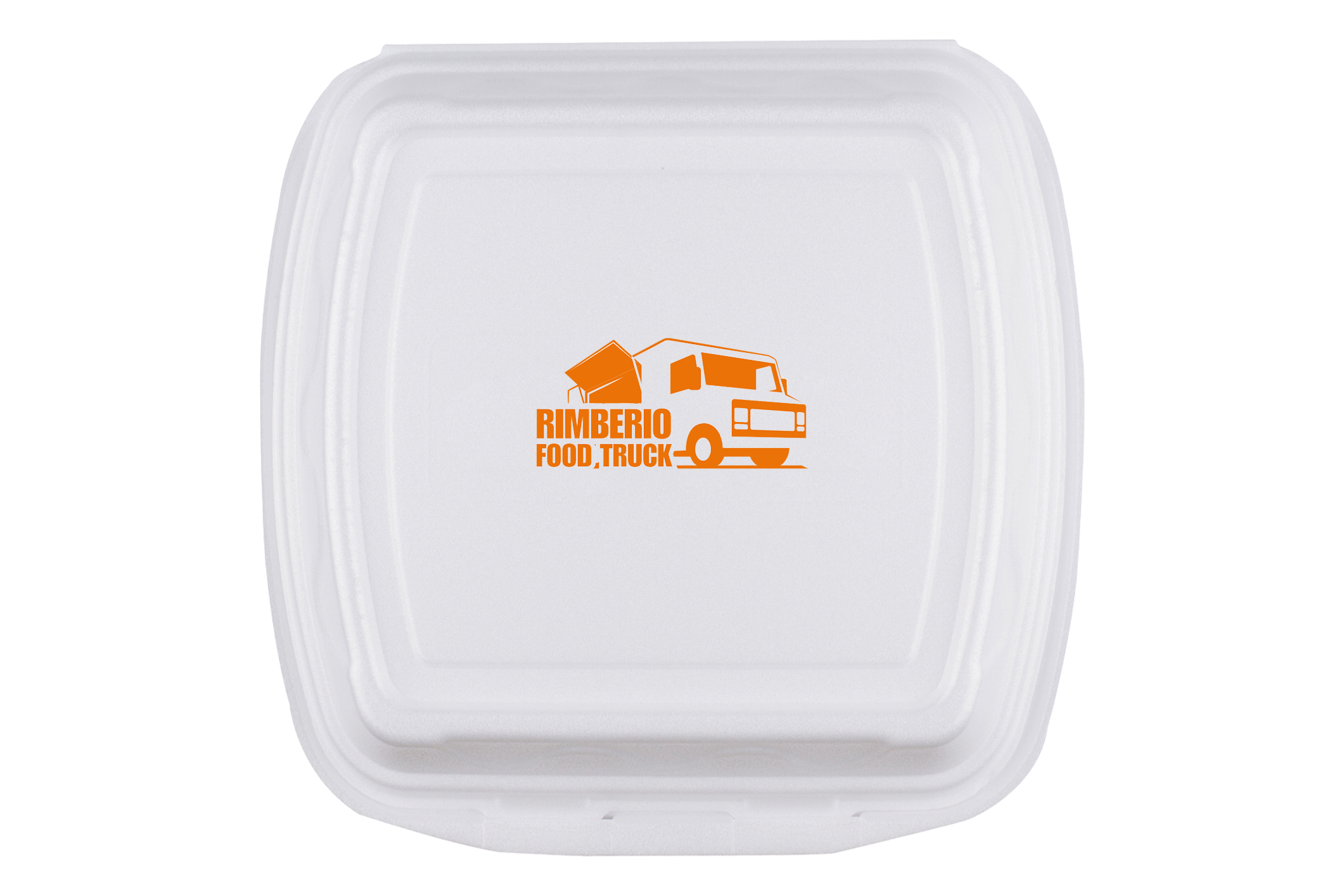9"x9" Foam Takeout Container, Compartment