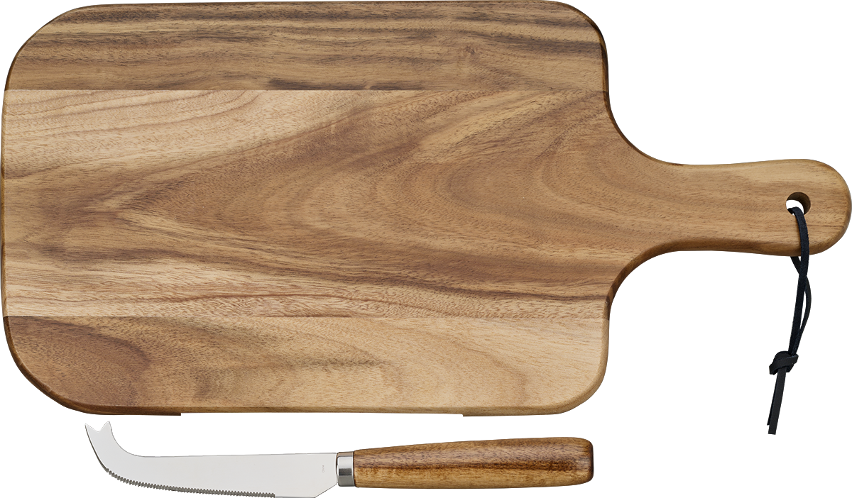 Niagara Cutlery™ Acacia Cheese Board Set 17