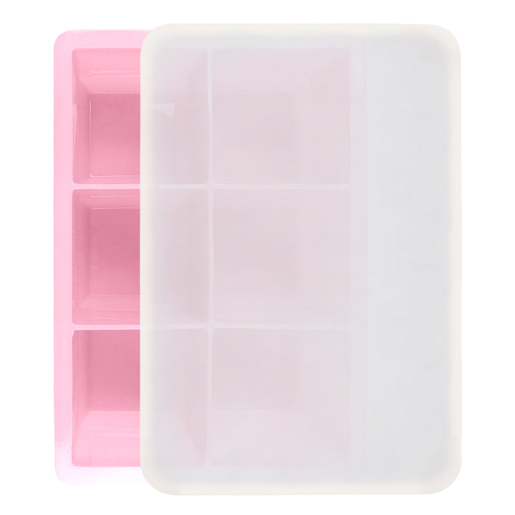 6 Flexible Silicone Ice Cube Trays 11
