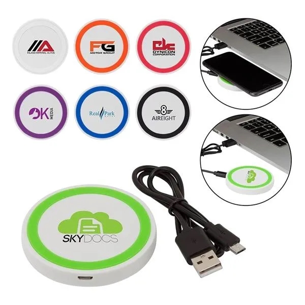 5W Speed Wireless Charger with Customized Print 1