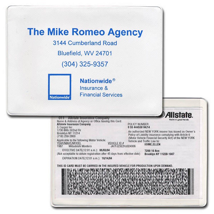 Insurance Card Holder 19