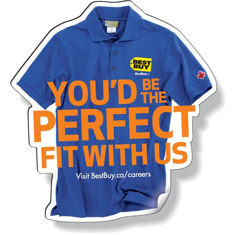 Custom .020 Magnet 6 to 7 sq/in High Res Full Colour, White Vinyl Topcoat