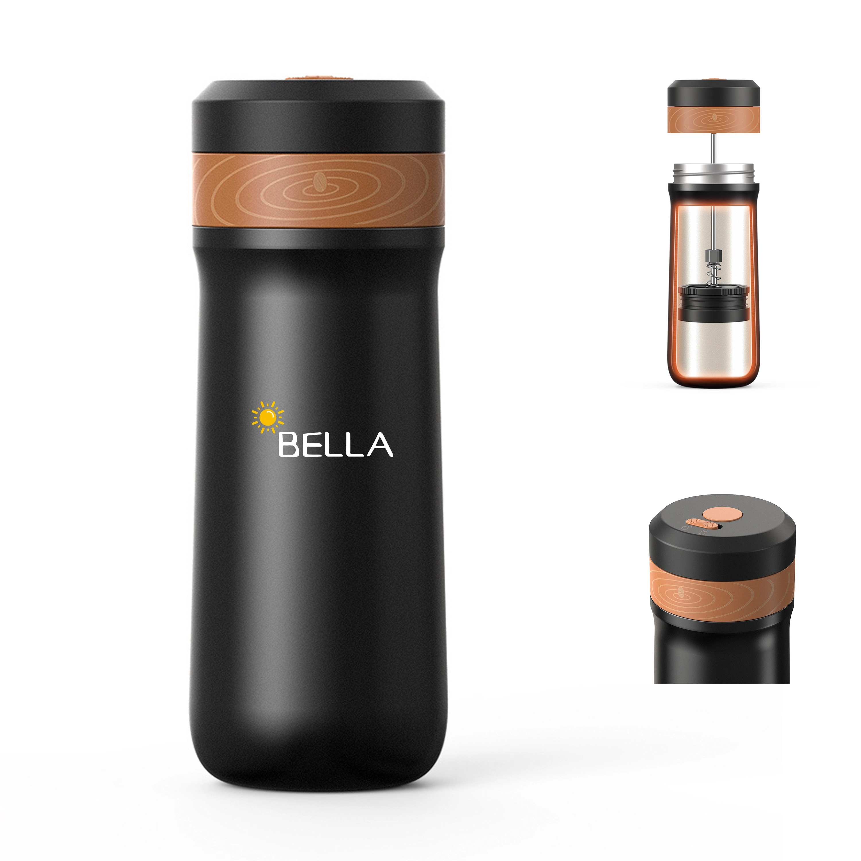 Portable French Press Coffee Maker 3